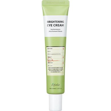 Esfolio, Brightening Eye Cream, rozświetlający krem pod oczy, 40 ml