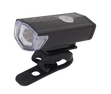 Esperanza, lampka rowerowa na przód, LED, USB, Avior