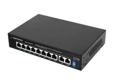 Esperanza, switch, 10 portów, POE 10/100M, 96W
