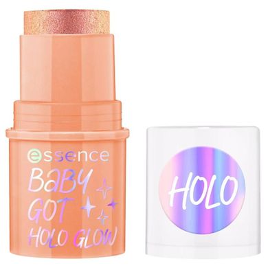 Essence, Baby Got Holo Glow, rozświetlacz w sztyfcie, nr 10, Apricotly, 5g