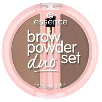 Essence, Brow Powder Duo, pudrowy zestaw do brwi, nr 01 Light, 1.8g