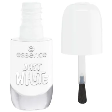 Essence, Gel Nail Polish, żelowy lakier do paznokci, 33 Just White, 8 ml