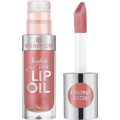 Essence, Hydra Kiss Lip Oil, odżywczy olejek do ust, 11 Rosy Sparkle, 4 ml