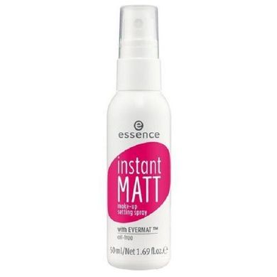 Essence, Instant Matt, Make-Up Setting, spray do utwardzania makijażu, 50 ml