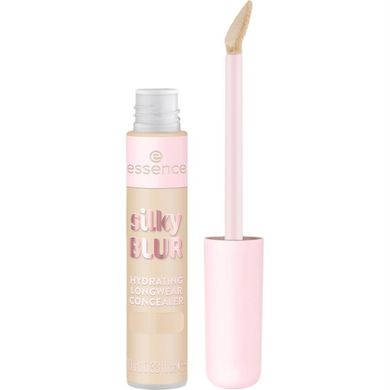 Essence, Silky Blur Hydrating Longwear Concealer, lekki korektor do twarzy, nr 130, 10 ml