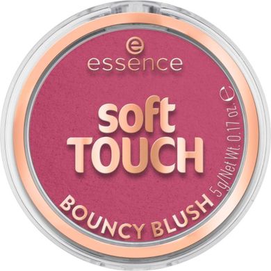 Essence, Soft Touch, Bouncy Blush, kremowy róż do policzków, 20 Electric Peony, 5g