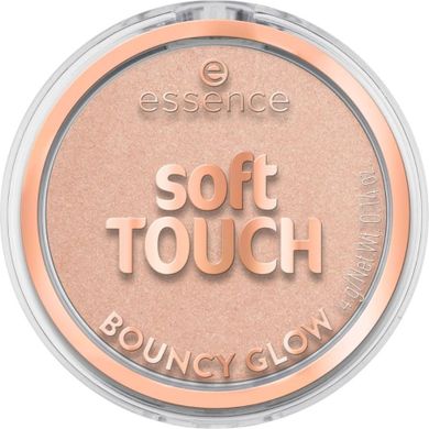 Essence, Soft Touch Bouncy Glow, rozświetlacz do twarzy, 20 Glazed Dew, 4g