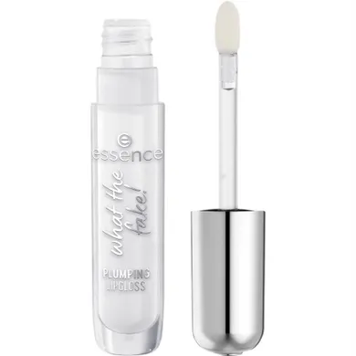 Essence, What The Fake! Plumped Lipgloss, powiększający błyszczyk do ust 100 Sheer Genius, 4 ml
