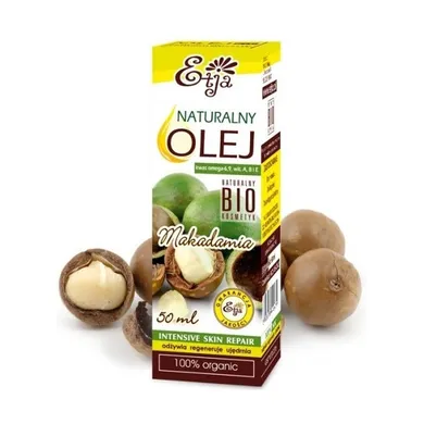 Etja, naturalny olej makadamia bio, 50 ml