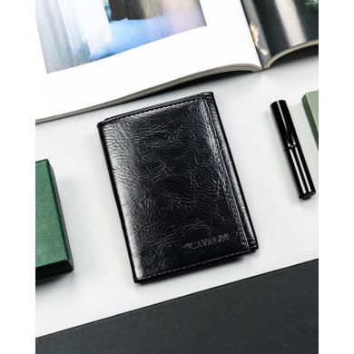 Etui na klucze, czarne, skóra ekologiczna, 4u Cavaldi