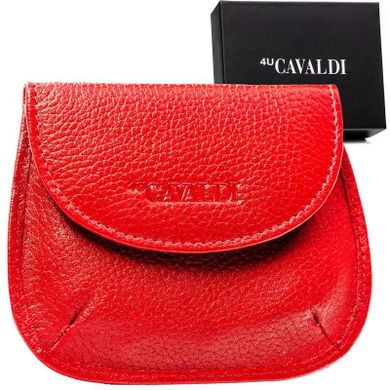 Etui na klucze, czerwone, skórzane, 4U Cavaldi