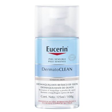 Eucerin, DermatoClean Eye Make-Up Remover, płyn do demakijażu oczu, 125 ml