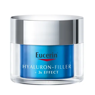 Eucerin, Hyaluron-Filler + 3x Effect, nawilżający krem-żel na noc, 50 ml