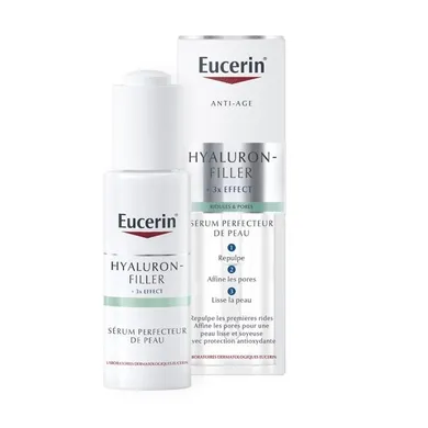 Eucerin, Hyaluron-Filler + 3x Effect Serum, lekkie serum oczyszczające pory, 30 ml