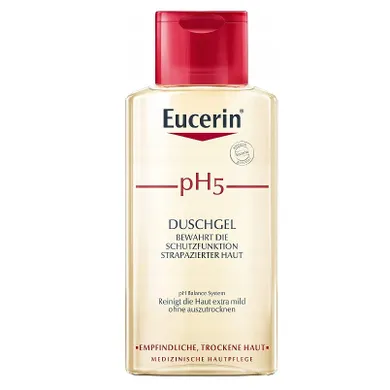 Eucerin, pH5 Duschgel delikatny, żel pod prysznic do skóry suchej i wrażliwej, 400 ml