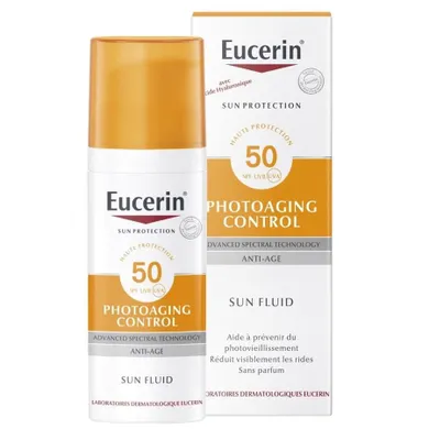 Eucerin, Sun Photoaging Control SPF50+, fluid przeciw fotostarzeniu, 50 ml