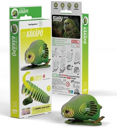 Eugy, Papuga Kakapo, układanka 3D