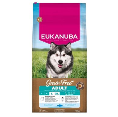 Eukanuba, karma sucha, bezzbożowa, dla psów dorosłych, 12 kg