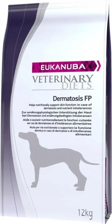 Eukanuba, Veterinary Diets Dermatosis Dry Dog, karma sucha dla psów, 12 kg