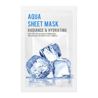 Eunyul, Aqua Sheet Mask, nawadniająca maseczka w płachcie, 22ml