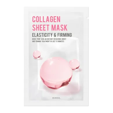 EUNYUL, Collagen Sheet Mask, ujędrniająco-uelastyczniająca maseczka w płachcie z kolagenem, 22 ml