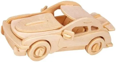 Eureka! Gepetto, Samochód sportowy, drewniana łamigłówka, puzzle 3D