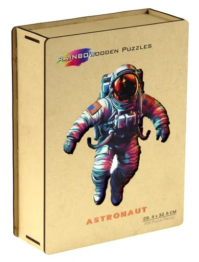 Eureka! Rainbow, Astronauta, puzzle drewniane, 200 elementów