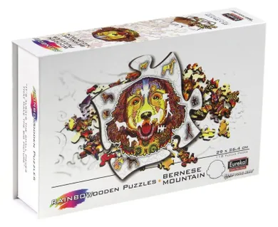 Eureka! Rainbow, Berneński Pies Pasterski, puzzle drewniane, 118 elementów