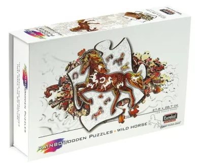 Eureka! Rainbow, Koń, puzzle drewniane, 103 elementów