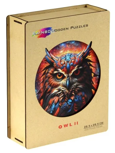 Eureka! Rainbow, Sowa, puzzle drewniane, 200 elementów