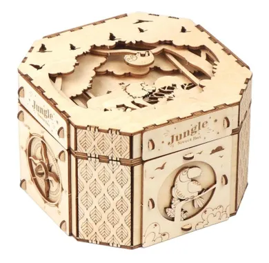 Eureka! Treasure Box, Jungle Secret diy, łamigłówka, poziom 3/4