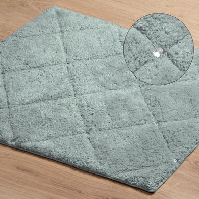 Eurofirany, dywanik łazienkowy chic, 60-90 cm, miętowy