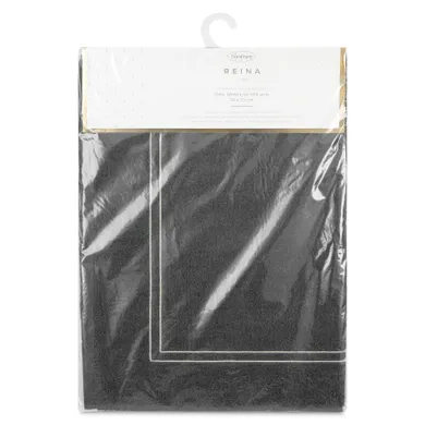 Eurofirany, dywanik łazienkowy Olivia, 50-70 cm, stalowy