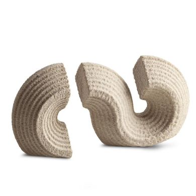 Eurofirany, figurka dekoracyjna Bela, 27-8-14 cm, beżowy