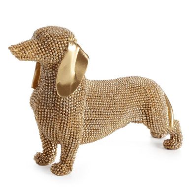 Eurofirany, figurka dekoracyjna, Eldo, 19-6-12 cm, złoty