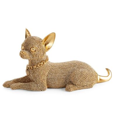 Eurofirany, figurka dekoracyjna, Eldo, 19-7-10 cm, złoty