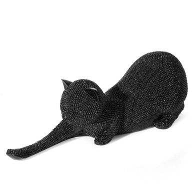 Eurofirany, figurka dekoracyjna, Eldo, 26-9-9 cm, czarny