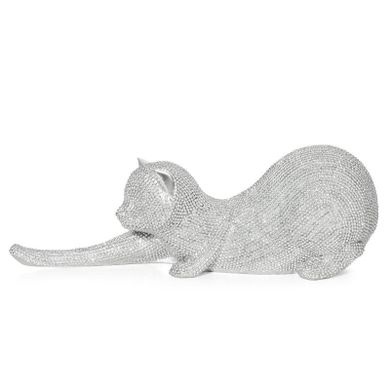 Eurofirany, figurka dekoracyjna, Eldo, 26-9-9 cm, srebrny