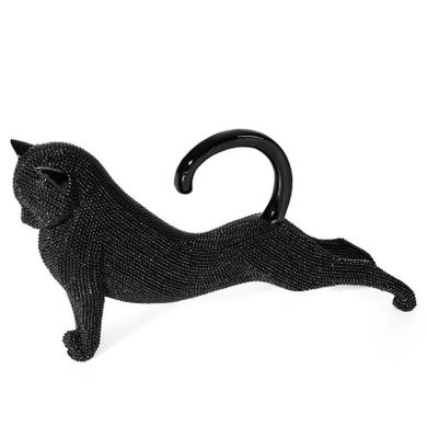 Eurofirany, figurka dekoracyjna, Eldo, 28-8-15 cm, czarny