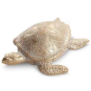 Eurofirany, figurka dekoracyjna Eli, 13-10-5 cm, złoty