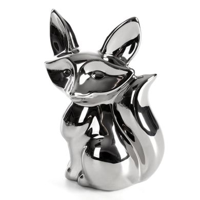 Eurofirany, figurka dekoracyjna, Fabio, 13-10-19 cm, srebrny