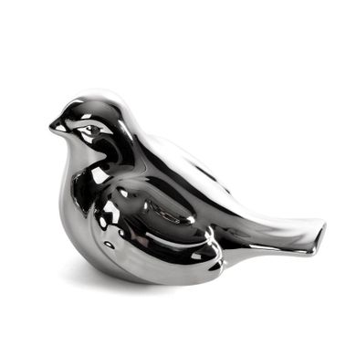 Eurofirany, figurka dekoracyjna, Fabio, 13-8-9 cm, srebrny