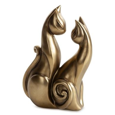 Eurofirany, figurka dekoracyjna, Kati, 21-10-29 cm, złoty