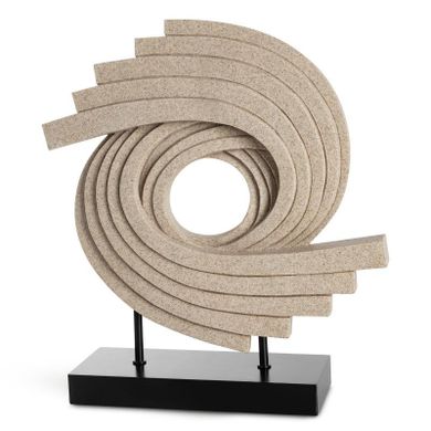 Eurofirany, figurka dekoracyjna Logan, 28-8-32 cm, beżowy