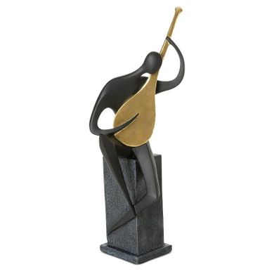 Eurofirany, figurka dekoracyjna, Rico, 13-11-32 cm, czarny