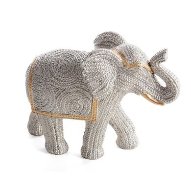 Eurofirany, figurka dekoracyjna Valeri, 21-8-16 cm, srebrny