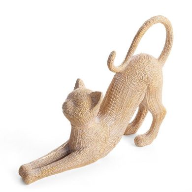 Eurofirany, figurka dekoracyjna Valeri, 25-7-19 cm, złoty