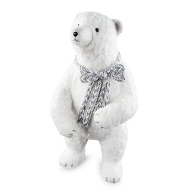 Eurofirany, figurka świąteczna, 28-27-53 cm, biały