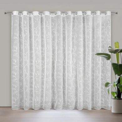 Eurofirany, firana gotowa, Anira, 350-250 cm, biały