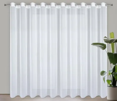 Eurofirany, firana gotowa, Arleta, biały, 270-350 cm